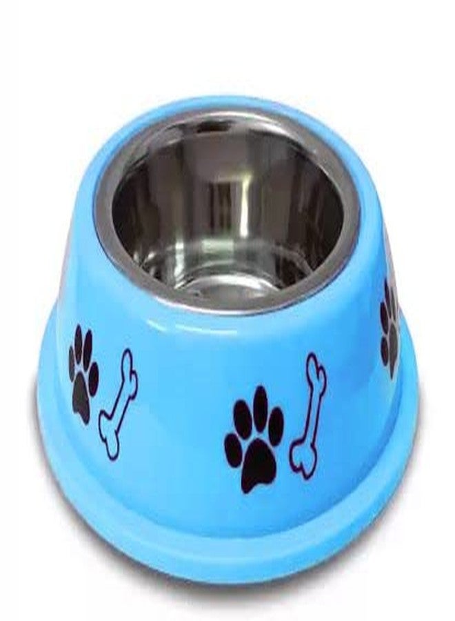 Pups&Pets وعاء طعام وماء مطبوع مضاد للانزلاق من الفولاذ المقاوم للصدأ من Pups&Pets، سعة 400 مل، مناسب للكلاب الصغيرة والجراء والقطط، ألوان متنوعة - Image 5